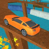 Impossible car stunts Tracks 3d icon