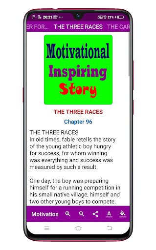 Android application Motivational Inspiring Story screenshort