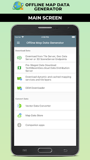 Offline Map Data Generator Screen 2
