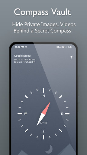 Android application Compass Vault Hide Photo Video screenshort