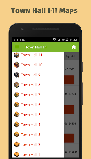 Maps of Clash of Clans Screen 2