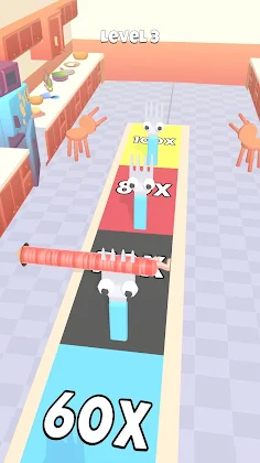 Sausage Run 3d - Screenshot 4
