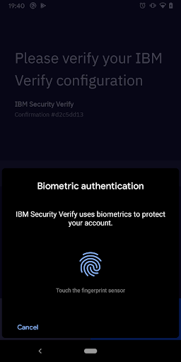 IBM Security Verify Screen 3