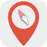 Digital compass - Map compass & Windy map icon