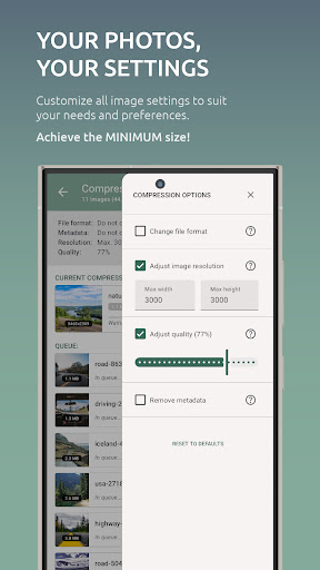 Micromizer: Photo Compressor screenshot 2