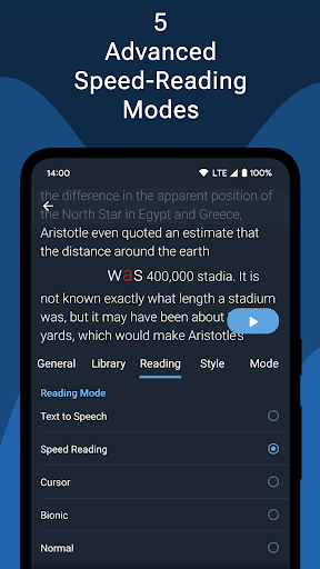 Quickify – PDF TTS RSS Reader Screen 2