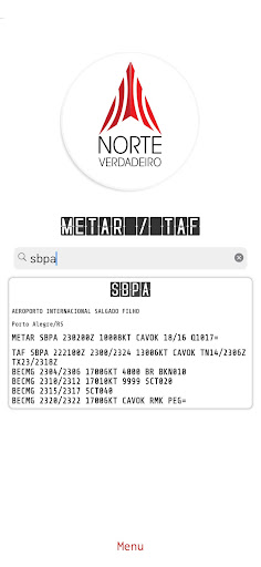 Android application Norte Verdadeiro screenshort