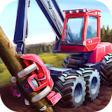 Forest Harvester Tractor 3D icon