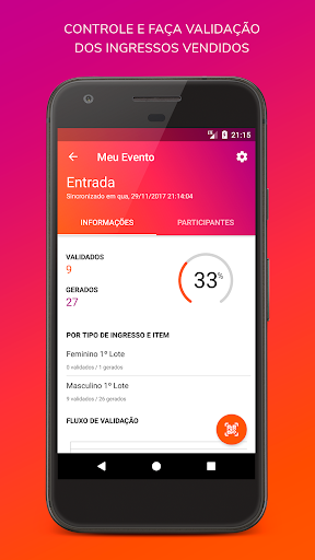 IngressoLive Organizador Screen 3