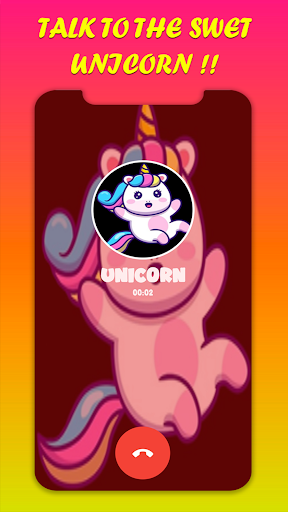 Unicorn Prank Video Call app Screen 3