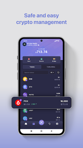 Mirai App DeFi & Crypto Wallet Screen 3