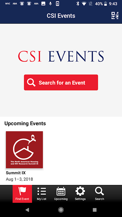 CSI Events - 1.0.9 - (Android)