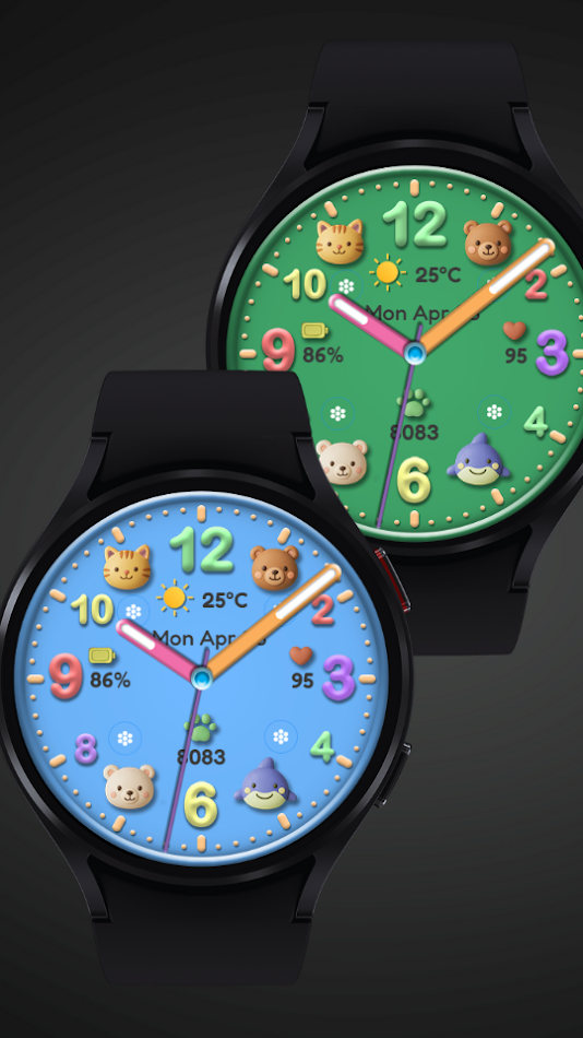 #4. Cute Pet 3D (Android) โดย: GW Watchfaces