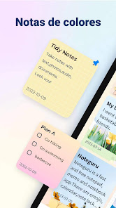 Snímek obrazovky 1 Notas, cuaderno, bloc de notas android