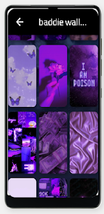 baddie wallpapers purple