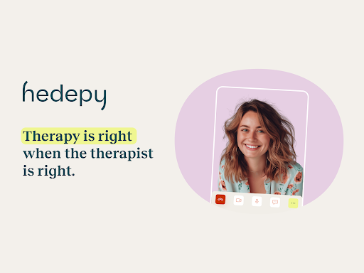 Screenshot of Hedepy - Online therapy