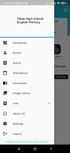 Android application Vikas High School English screenshort