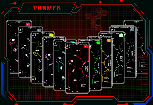 Curve Hitech launcher -Applock Screen 2
