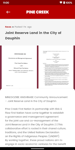 Pine Creek First Nation Screen 3