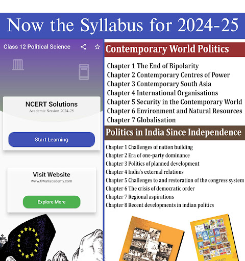 Android application Class 12 Political Science screenshort