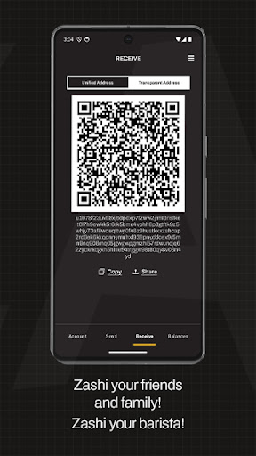 Zashi: Zcash Wallet Screen 2