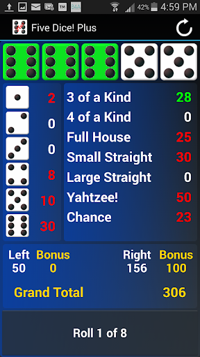 Five Dice Plus Screen 2