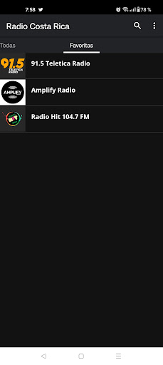 Radio Costa Rica Screen 3