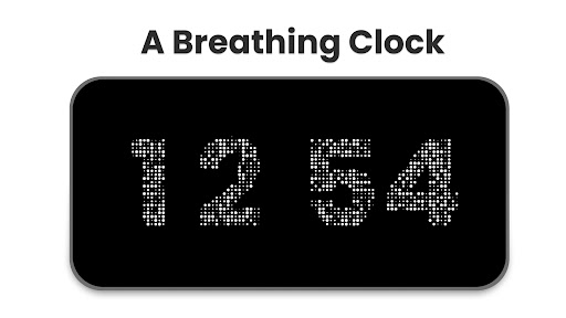 Android application Dots Clock screenshort