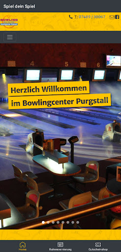 Android application Bowlingcenter Purgstall screenshort