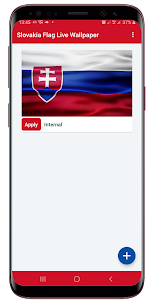 Slovakia Flag Live Wallpaper