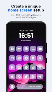 Imágen 1 Ares Arctic Minimal Icon Pack android