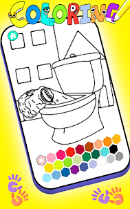 Skibidi Toilet Coloring Book