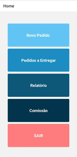 Android application Cardapio Digital - ES Garçom screenshort