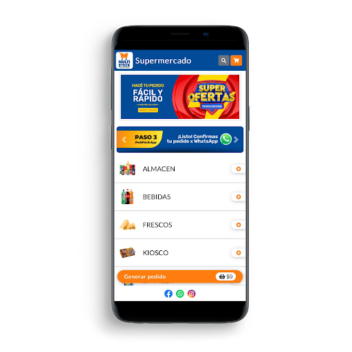 Android application Multistock Supermercados screenshort