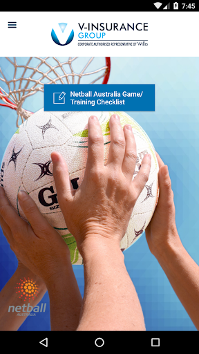 Android application Netball Game Day / Training Ch screenshort