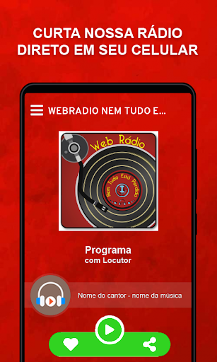 Android application WebRadio Nem Tudo Esta Perdido screenshort