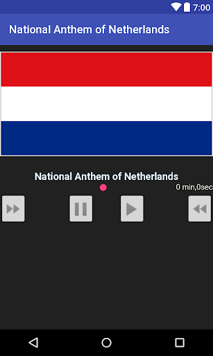 Android application National Anthem of Netherlands screenshort