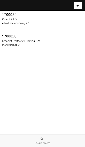 Android application Bestelapp Kroonint screenshort