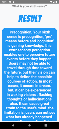 What is Your Sixth Sense?