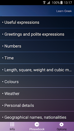 Learn Greek Audio Course Screen 2