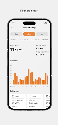 Android application Skövde Energi screenshort