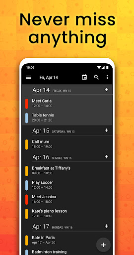 Screenshot of Simple Calendar - Plan Easily