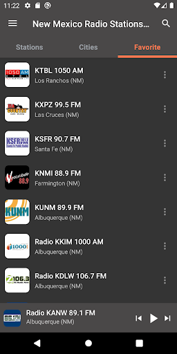 New Mexico Radio Stations Screen 3