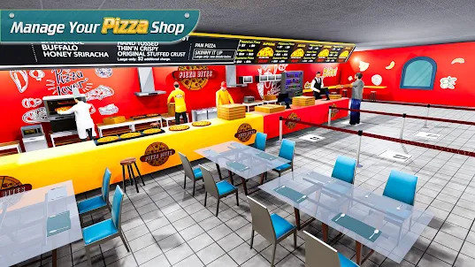 بيتزا متجر مطعم محاكاة