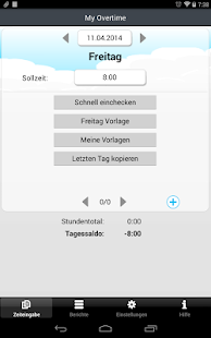 My Overtime - Zeiterfassung Screenshot