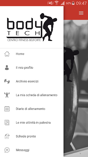 Android application BodyTech screenshort