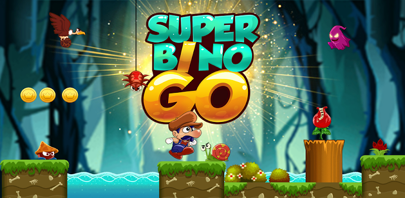 Super Bino Go: New Free Adventure Jungle Jump Game