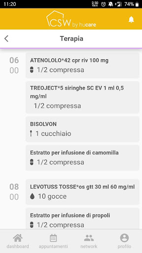 CSW Paziente Screenshot
