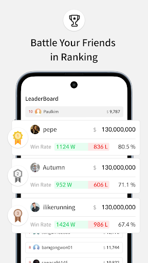 Trading Simulator: Alpha Chart Screen 2