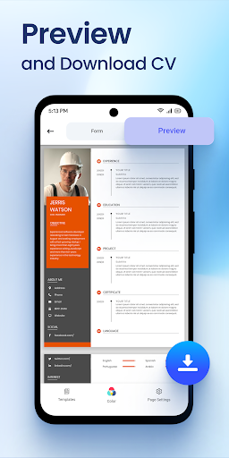CV PDF: AI Resume, CV Maker Screenshot 4 - AppWisp.com